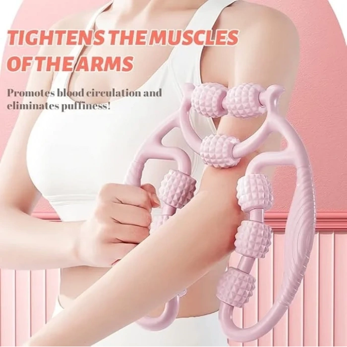 9-Wheel Neck Leg Foot Waist Massager Multi-Functional Manual (5365)