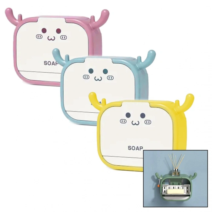 AÇ KAPA - FİGÜRLÜ SABUNLUK KUTUSU - ASKILIK (5365)