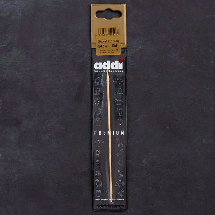 Addi Bambus 2mm 15cm Bambu Yün Tığ - 545-7