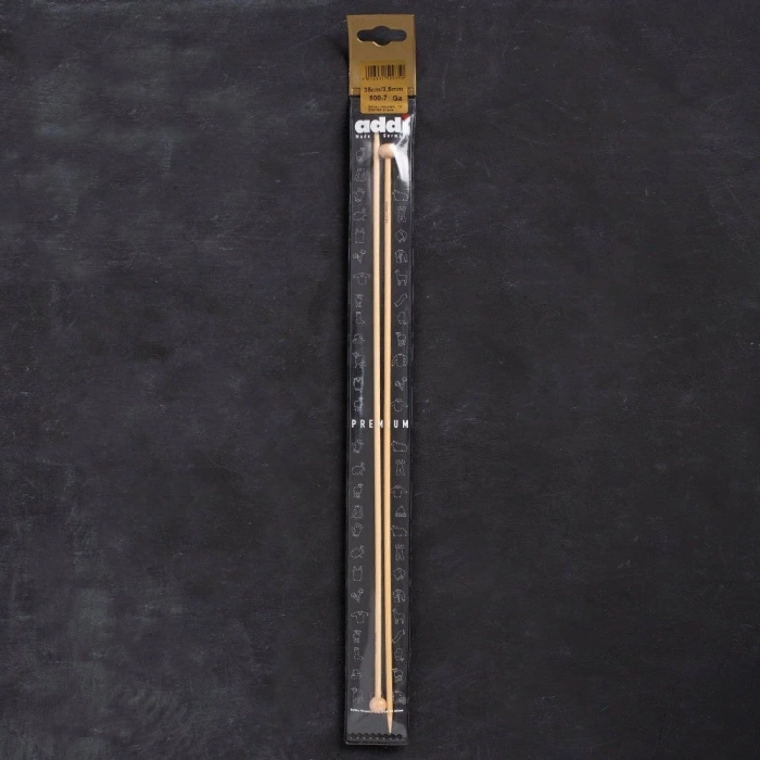 Addi Bambus 3,5mm 35cm Bambu Örgü Şişi - 500-7