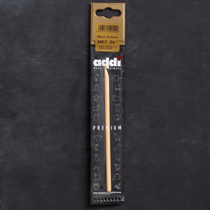 Addi Bambus 5mm 15cm Bambu Yün Tığ - 545-7