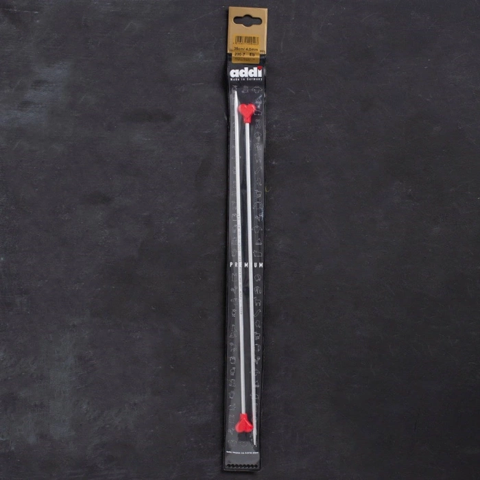 Addi Kalpli 4mm 35cm Klasik Alüminyum Örgü Şişi -