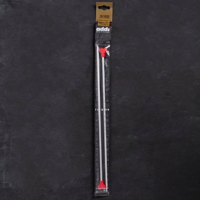 Addi Kalpli 5mm 35cm Klasik Alüminyum Örgü Şişi -