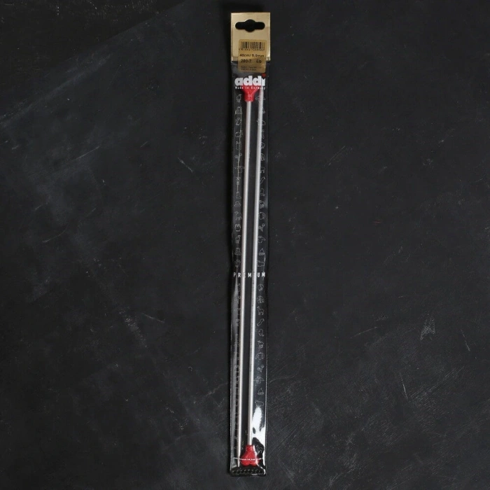 ADDI KALPLİ 5MM 40CM KLASİK ALÜMİNYUM ÖRGÜ ŞİŞİ -