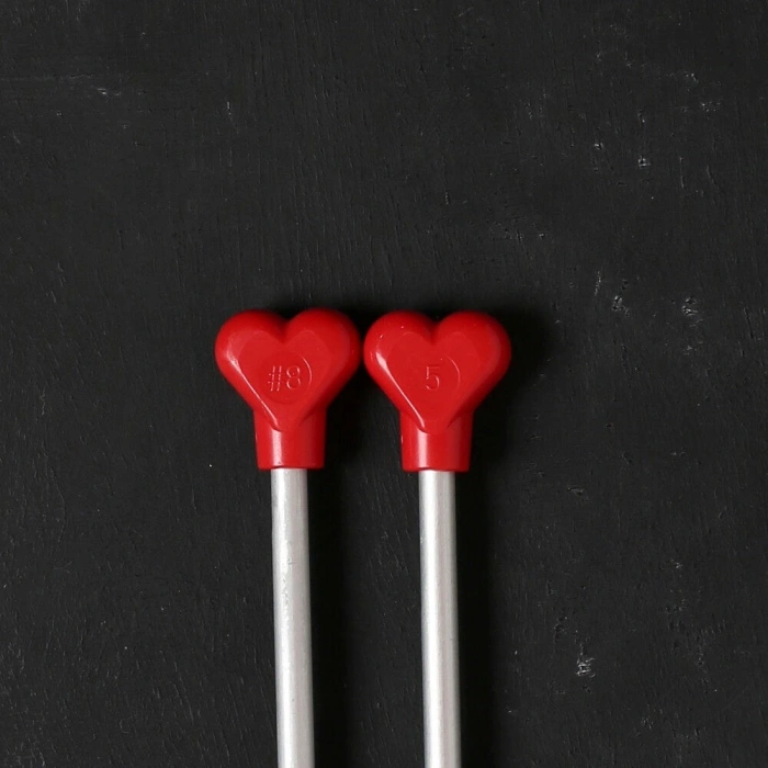 ADDI KALPLİ 5MM 40CM KLASİK ALÜMİNYUM ÖRGÜ ŞİŞİ -