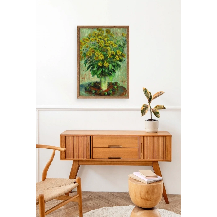 Ağaç Ahşap Çerçeveli Tablo 17 x 23