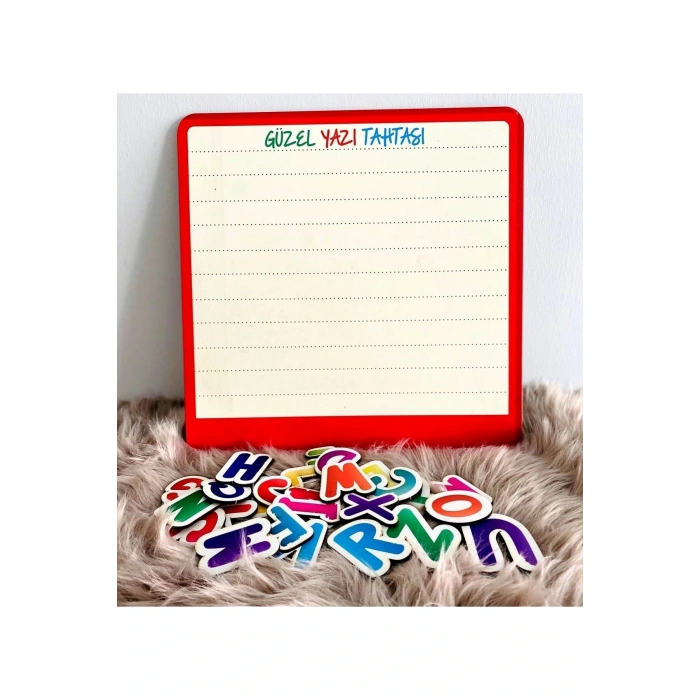 Ahşap Bultak Harfler Yazı Tahtası