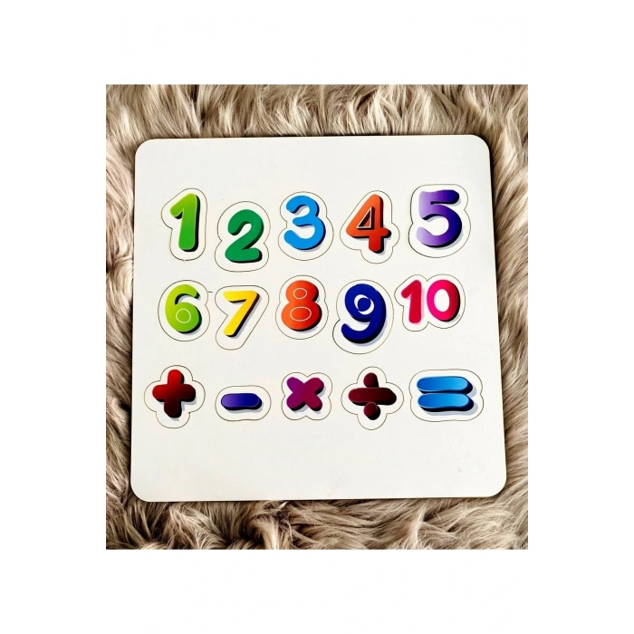 Ahşap Bultak Sayılar Yazı Tahtası