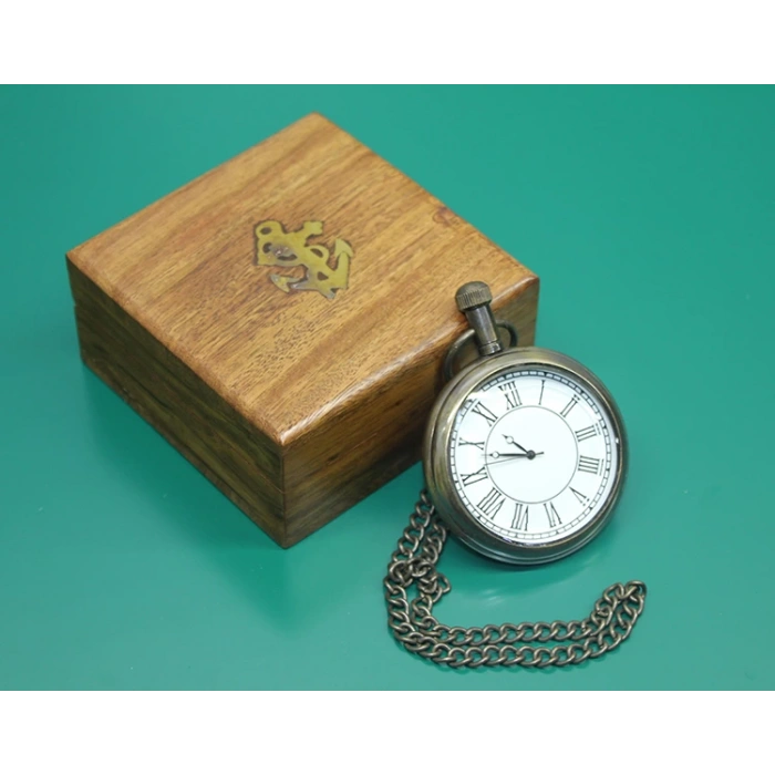 Wooden Boxed Pendulum Clock Model 1