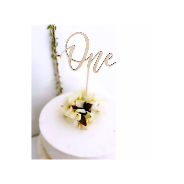 Ahşap One Pasta Süsü