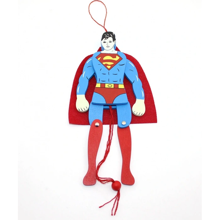 Wooden Rocking Superman Figure