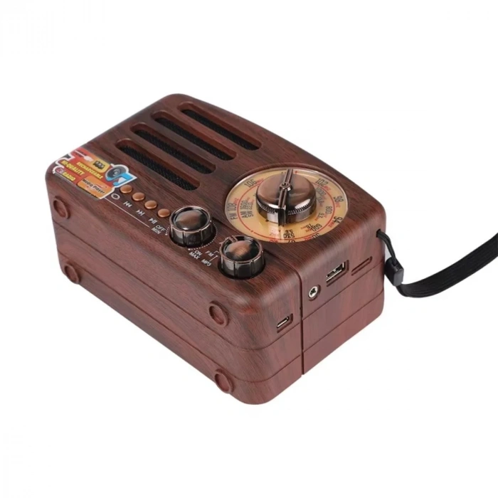 Ahşap Tasarım Bluetooth Radyo 1 Adet