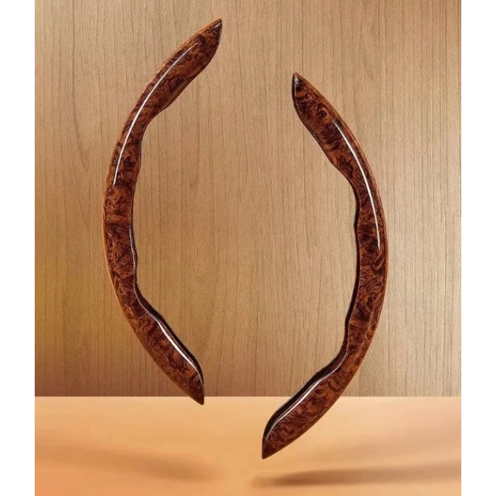 Ahşap Tasarımlı Direksiyon Simidi Koruma Kılıfı 2 li (5365)