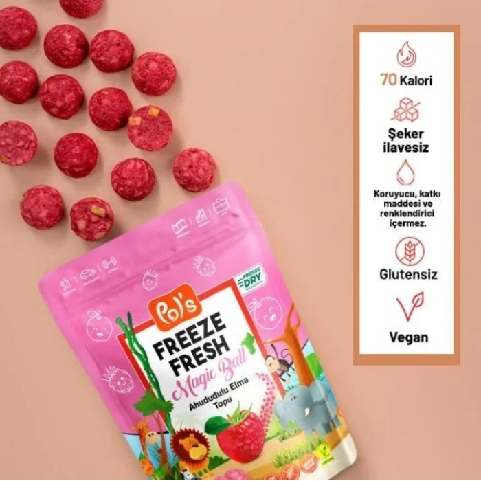 Ahududulu Elma Topu 20 Gr - Freeze Fresh Magic Ball