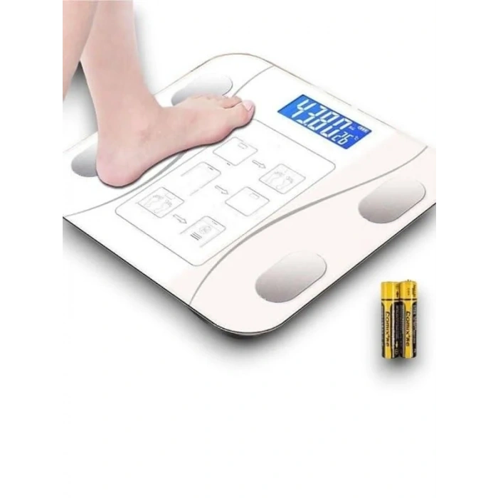 Akıllı Bluetooth Tartı Baskül 180 Kg Kapasite İle