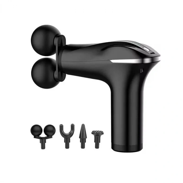 Akıllı Çipli Titreşimli Masaj Tabancası – 6 Hız Ayarlı, 4 Başlıklı, 3200 RPM Güçlü Motor, Sessiz Taşınabilir Masaj Aleti (5365)