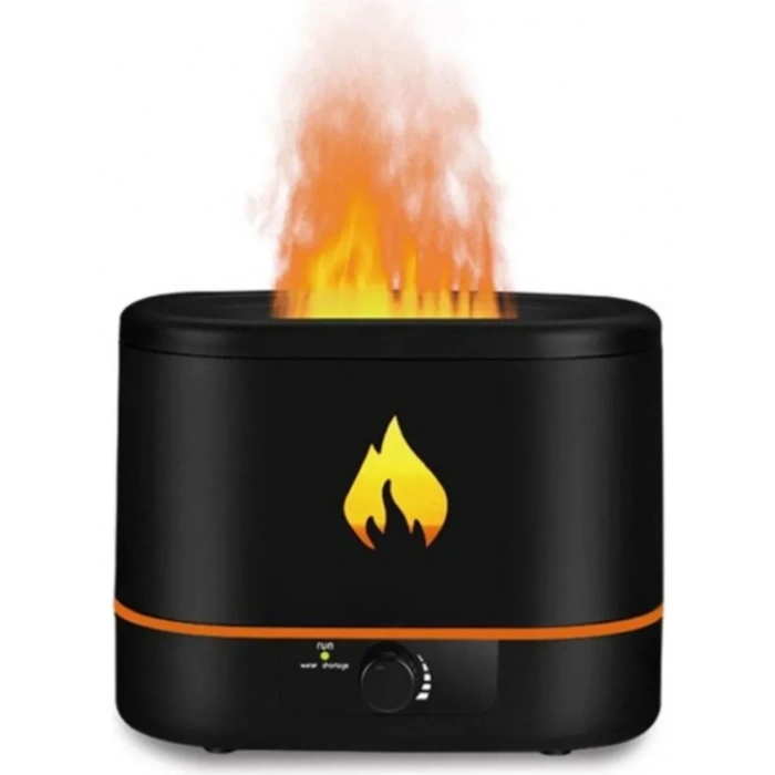 Flame Patterned 2 L Water Tank Ultrasonic Steam & Silent Operation Air Humidifier (5365)