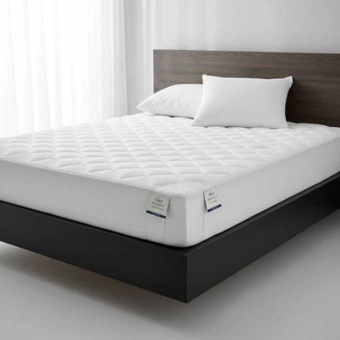 Alez Pamuklu Dört Köşe Lastik Yatak Koruyucu 100*200 Cm