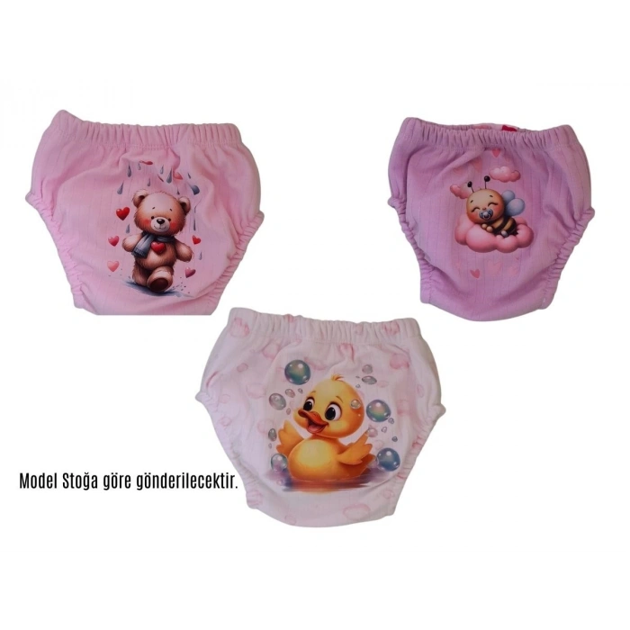 Alıştırma Külodu Suprem Kumaş 3 Adet Pembe (model Stok Durumuna Göre Gönderilir)