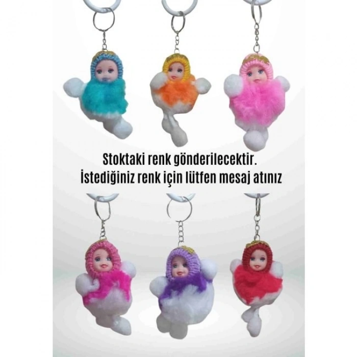 Anahtarlık Bebek Modeli Peluş - Şirin Tasarım