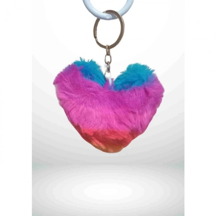Anahtarlık Peluş Kalp  – Sevgi Dolu Tasarım
