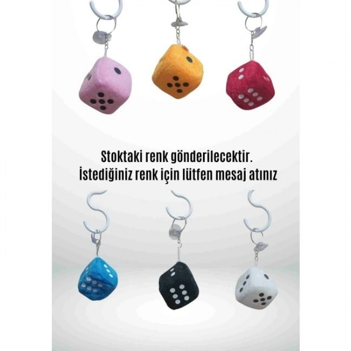 Anahtarlık Şanslı Zar – Renkli Ve Eğlenceli Tasarım