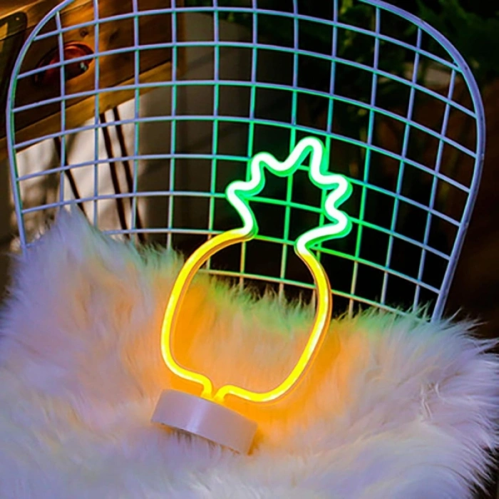 Pineapple Neon LED Lamp