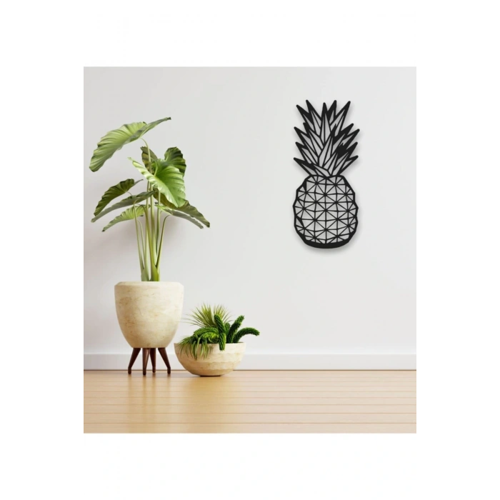Ananas Şekilli Ahşap Duvar Dekoru 140 x 200