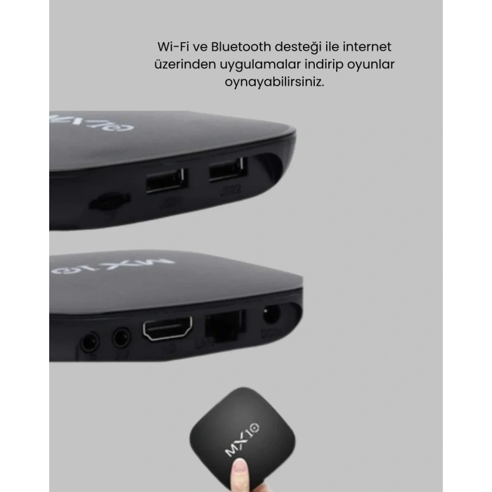 Android Tv Box 4k Dolby Ses İle 8 Gb Hafıza