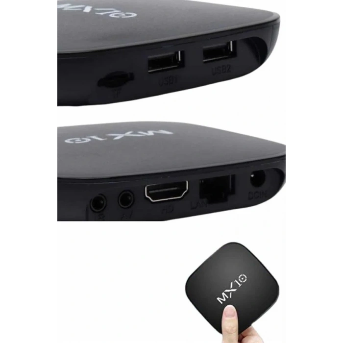 Android Tv Uyumlu Medya Oynatıcı 2.4g Wifi Mx Box