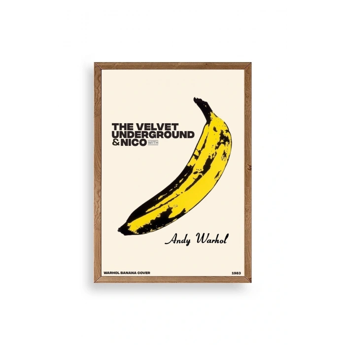 Andy Warhol Ahşap Çerçeveli Tablo 30 x 42