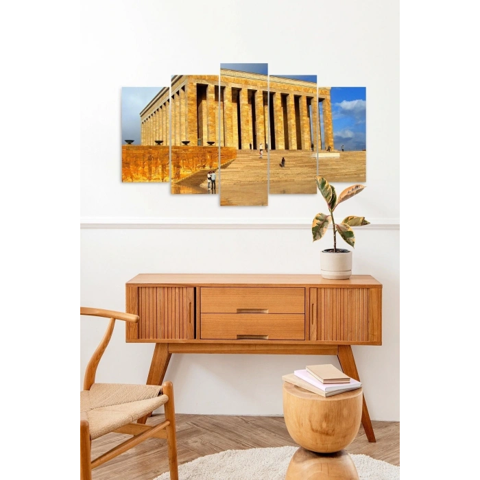 Anıtkabir 5 Parçalı Mdf Tablo 60 x 100