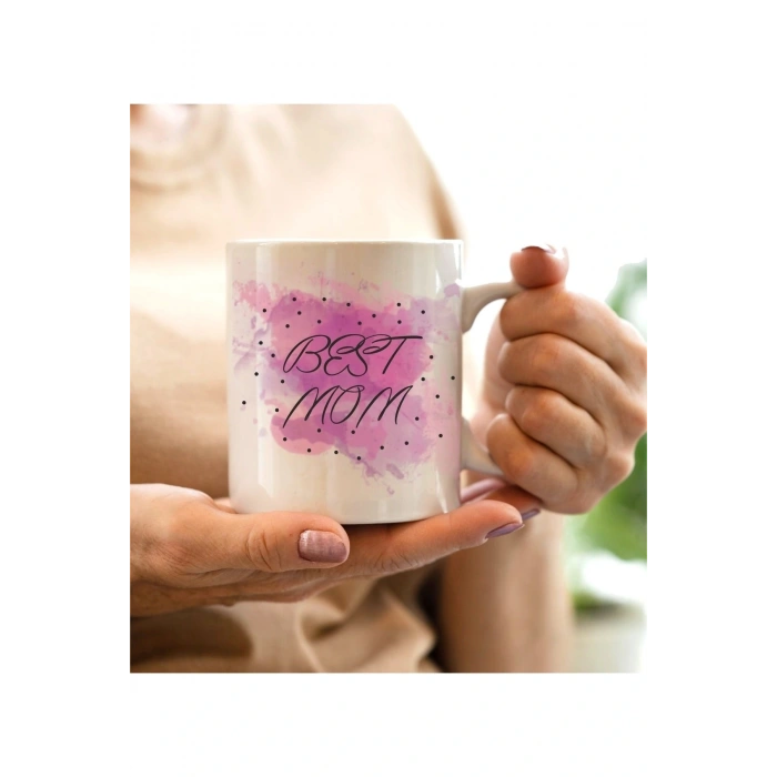 Anneler Günü Best Mom Baskılı Kupa Bardak