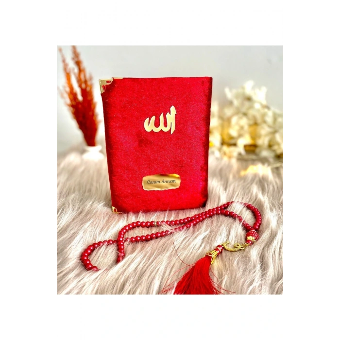 Anneler Günü Kırmızı Yasin-i Şerif Ve Tespih Seti