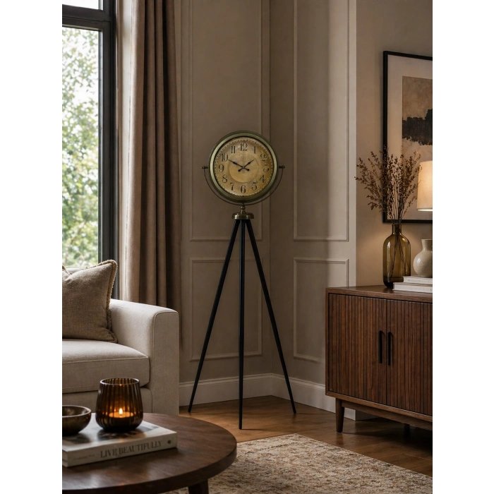 Antique Heritage Eskitme Tripod Ayaklı Saat