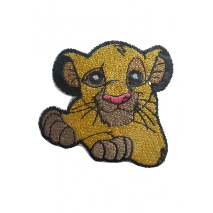 Aplike Ütü İle Yapışan Küçük Kaplan Arma 3x4 cm