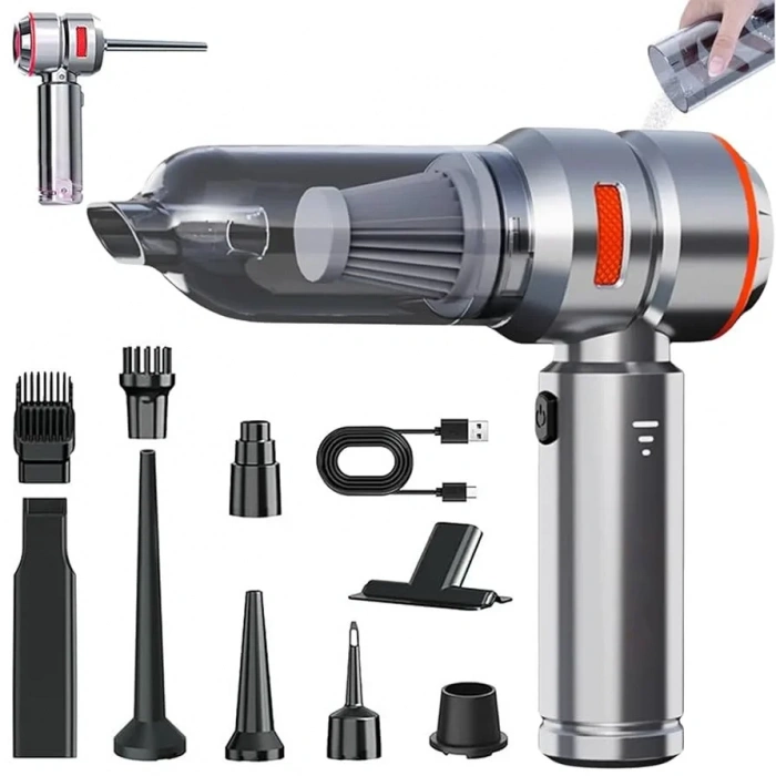 Araç Süpürgesi Kablosuz El Süpürgesi – 16000 Pa Fırçasız Motor (5365)