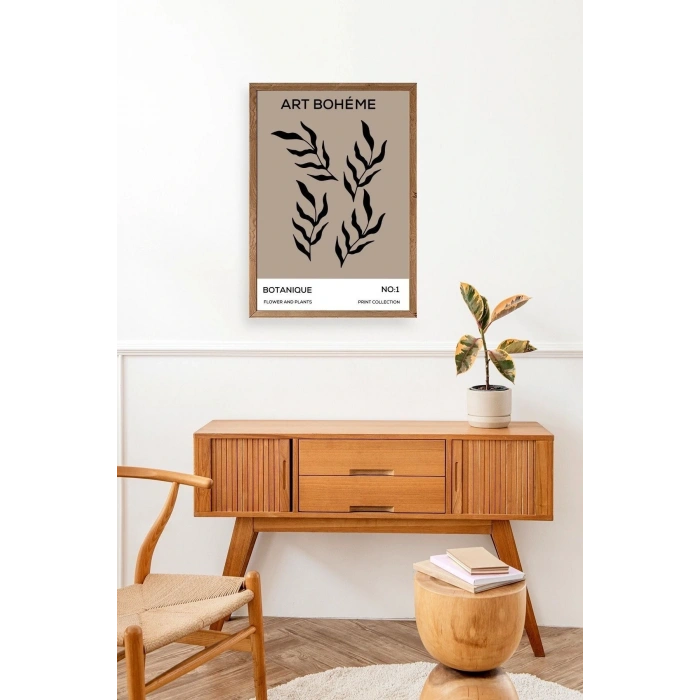 Art Boheme Ahşap Çerçeveli Tablo 50 x 70