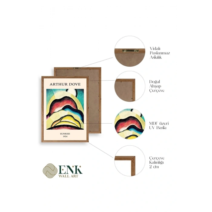 Arthur Dove Ahşap Çerçeveli Tablo 17 x 23