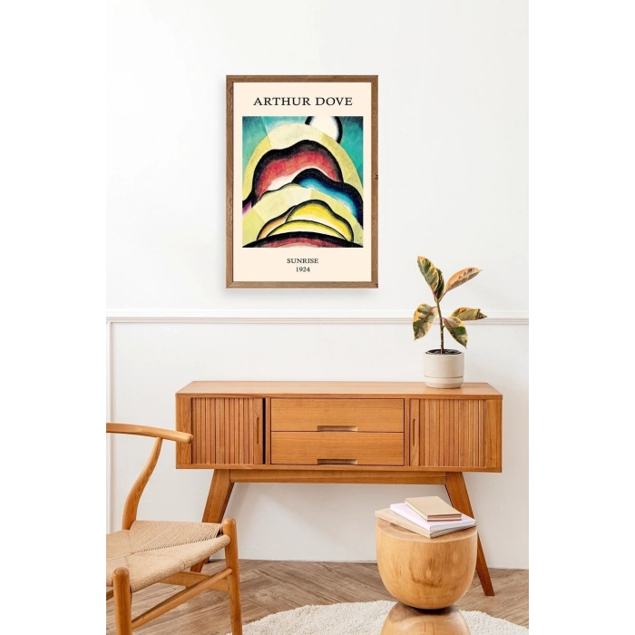 Arthur Dove Ahşap Çerçeveli Tablo 50 x 70