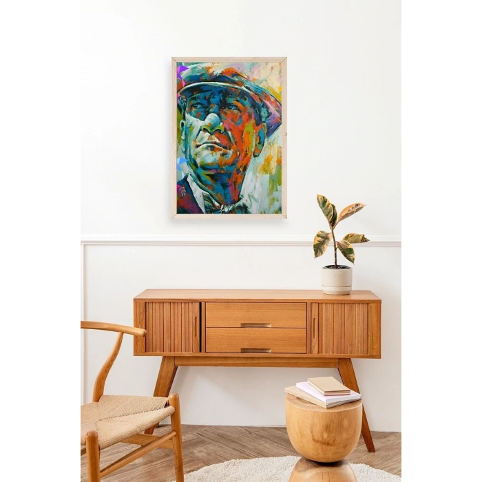 Atatürk Ahşap Çerçeveli Tablo 17 x 23
