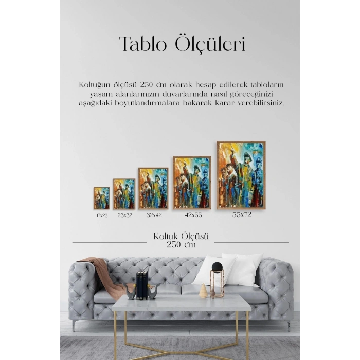 Atatürk Ahşap Çerçeveli Tablo 17 x 23