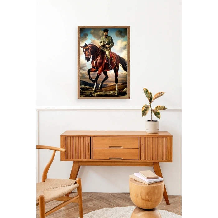 Atatürk Ahşap Çerçeveli Tablo 23 x 30