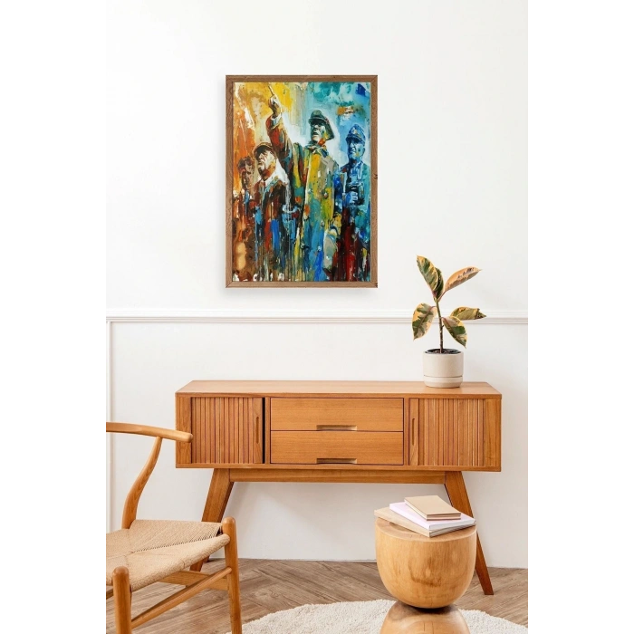 Atatürk Ahşap Çerçeveli Tablo 23 x 30