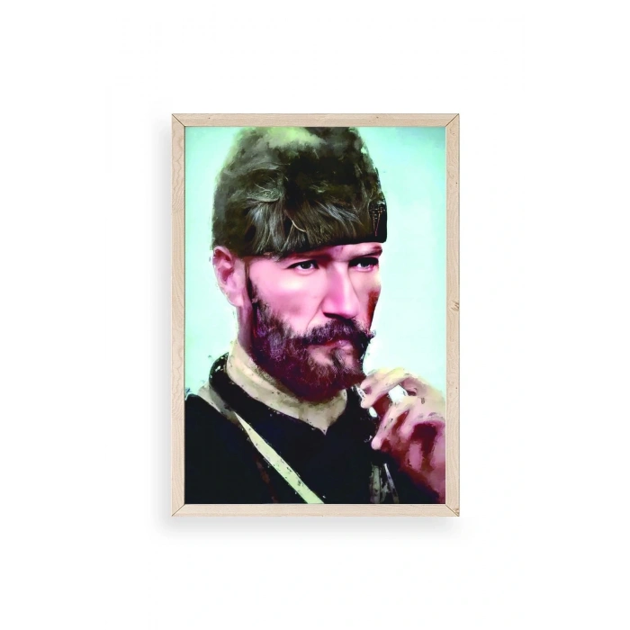 Atatürk Ahşap Çerçeveli Tablo 30 x 42