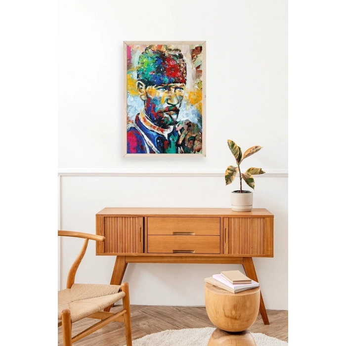 Atatürk Ahşap Çerçeveli Tablo 30 x 42