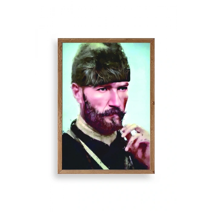 Atatürk Ahşap Çerçeveli Tablo 50 x 70