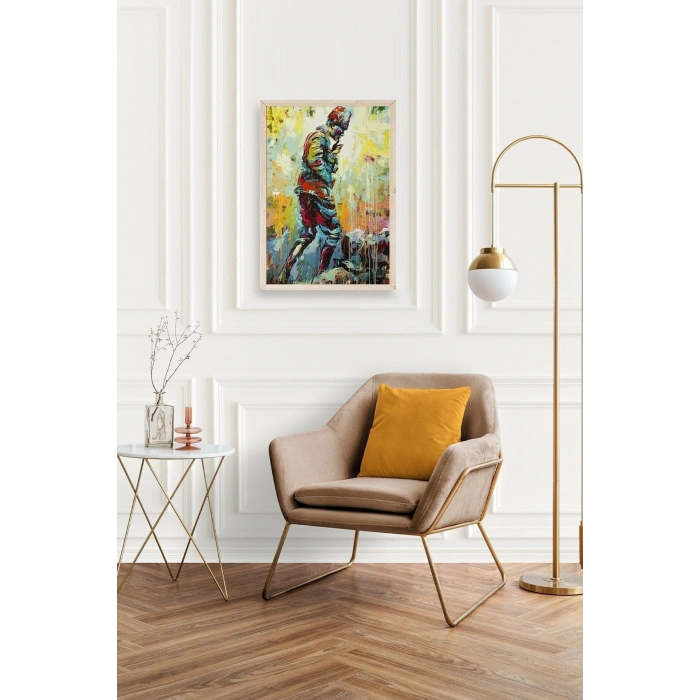 Atatürk Ahşap Çerçeveli Tablo 50 x 70