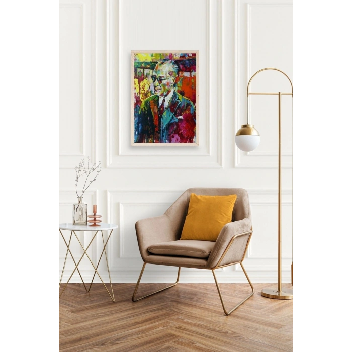 Atatürk Ahşap Çerçeveli Tablo 50 x 70