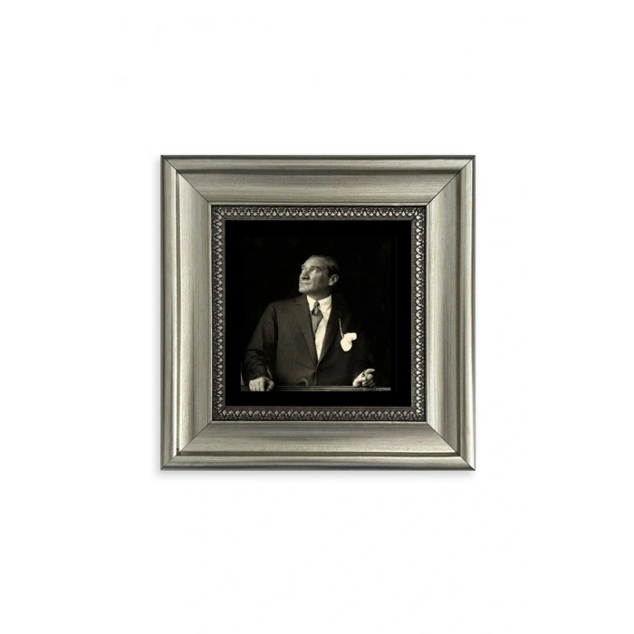 Atatürk Çerçeveli Taş Tablo 20 cm